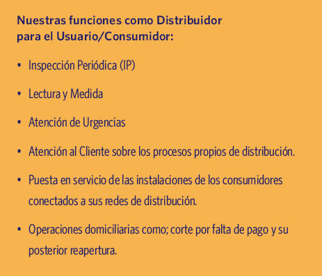 Nuestras funciones como Distribuidor