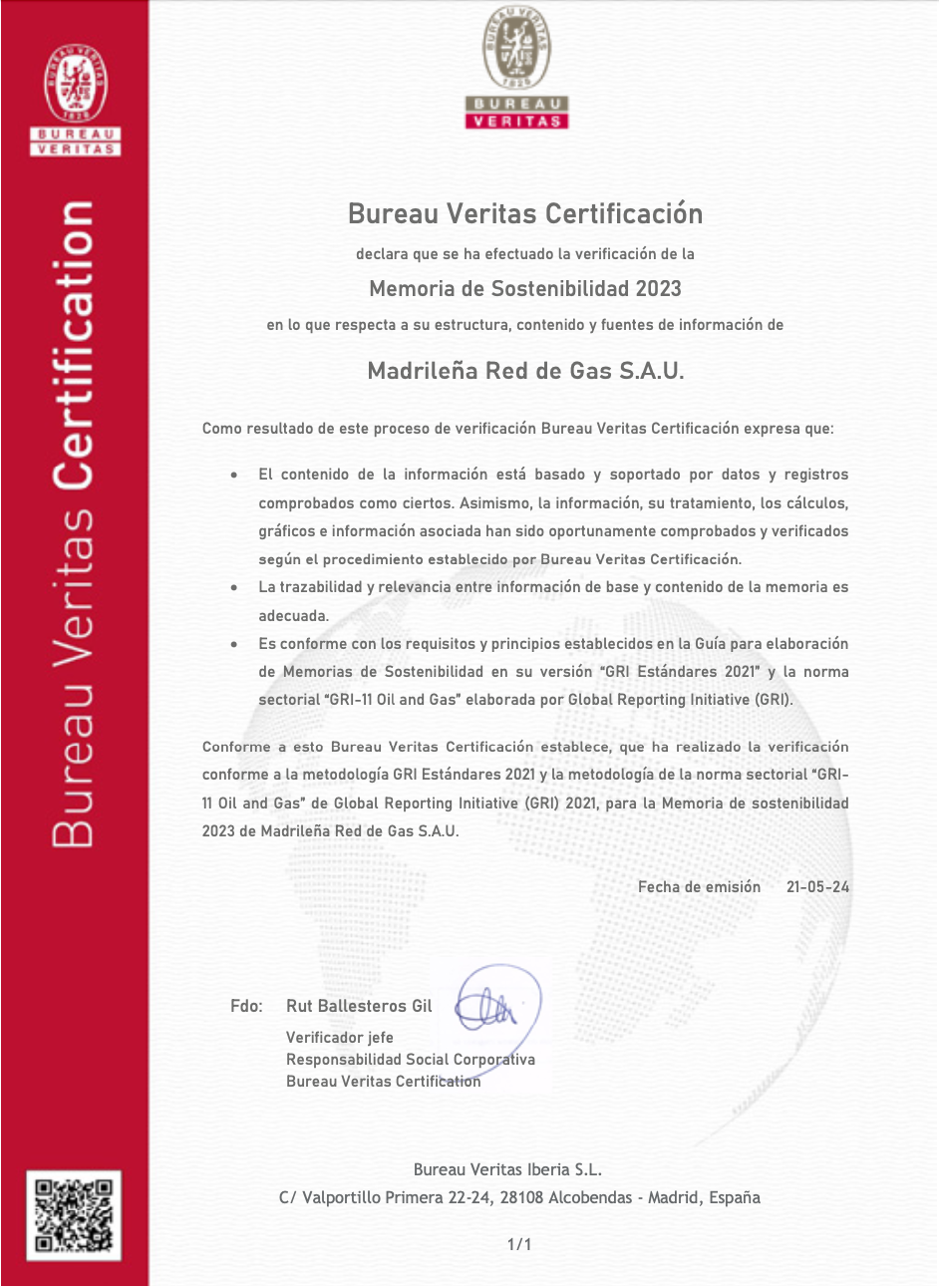 Certification MRG